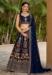 Picture of Fascinating Georgette Midnight Blue Lehenga Choli