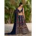 Picture of Fascinating Georgette Midnight Blue Lehenga Choli
