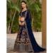 Picture of Fascinating Georgette Midnight Blue Lehenga Choli