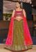 Picture of Comely Georgette Pale Violet Red Lehenga Choli