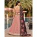 Picture of Good Looking Georgette Dark Salmon Lehenga Choli