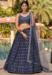 Picture of Pretty Georgette Dark Slate Grey Lehenga Choli