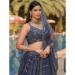 Picture of Pretty Georgette Dark Slate Grey Lehenga Choli
