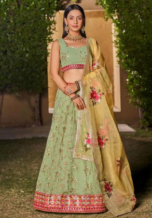 Picture of Classy Georgette Burly Wood Lehenga Choli