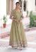 Picture of Pretty Silk Rosy Brown Readymade Gown