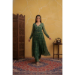 Picture of Silk Dark Olive Green Readymade Salwar Kameez