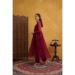 Picture of Fine Silk Maroon Readymade Salwar Kameez