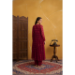 Picture of Fine Silk Maroon Readymade Salwar Kameez