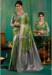Picture of Appealing Satin & Silk Dark Olive Green Saree