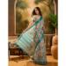 Picture of Delightful Cotton & Linen Dark Sea Green Saree