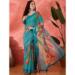 Picture of Nice Cotton & Linen Teal Saree