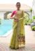 Picture of Fine Cotton Olive Drab Saree