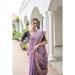 Picture of Wonderful Cotton Plum Saree