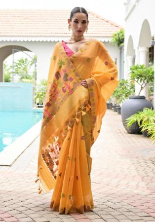 Picture of Grand Cotton Chocolate Saree