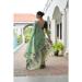 Picture of Sightly Cotton Dark Sea Green Saree