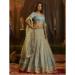 Picture of Elegant Silk Steel Blue Lehenga Choli