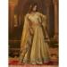 Picture of Resplendent Silk Dark Khaki Lehenga Choli