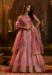 Picture of Well Formed Silk Rosy Brown Lehenga Choli