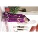 Picture of Statuesque Silk Purple Readymade Gown