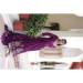 Picture of Statuesque Silk Purple Readymade Gown