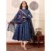 Picture of Rayon Dark Slate Blue Readymade Salwar Kameez