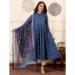 Picture of Rayon Dark Slate Blue Readymade Salwar Kameez