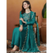 Picture of Comely Silk Light Sea Green Readymade Salwar Kameez