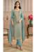 Picture of Chiffon Dark Slate Blue Straight Cut Salwar Kameez