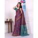 Picture of Beauteous Silk Fuchsia Saree