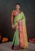 Picture of Ravishing Silk Dark Olive Green Saree