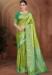 Picture of Delightful Silk Yellow Green Saree