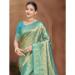 Picture of Good Looking Silk Steel Blue Saree
