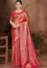 Picture of Enticing Silk Indian Red Saree