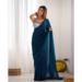 Picture of Enticing Silk Steel Blue Saree