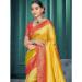 Picture of Sightly Silk Dark Golden Rod Saree