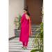 Picture of Exquisite Crepe Deep Pink Readymade Salwar Kameez