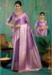Picture of Superb Satin & Silk Plum Saree