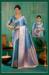 Picture of Pretty Satin & Silk Cadet Blue Saree