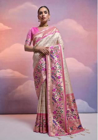Picture of Grand Silk Off White Saree