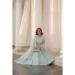Picture of Well Formed Silk Alice Blue Lehenga Choli
