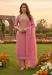 Picture of Pretty Rayon Pink Straight Cut Salwar Kameez