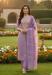 Picture of Charming Rayon Plum Straight Cut Salwar Kameez