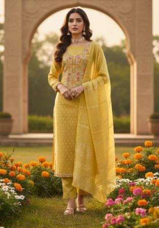 Picture of Charming Rayon Chocolate Straight Cut Salwar Kameez