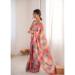 Picture of Pretty Chiffon Indian Red Saree