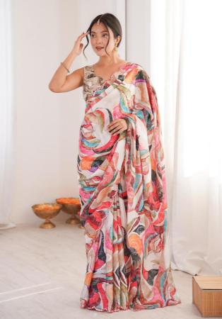 Picture of Admirable Chiffon Beige Saree