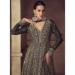 Picture of Graceful Chiffon Black Straight Cut Salwar Kameez
