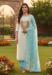Picture of Exquisite Chiffon White Straight Cut Salwar Kameez