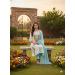 Picture of Exquisite Chiffon White Straight Cut Salwar Kameez