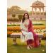 Picture of Elegant Chiffon Off White Straight Cut Salwar Kameez
