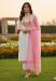 Picture of Pretty Chiffon White Straight Cut Salwar Kameez